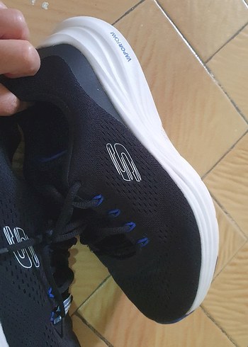 skechers Lacivert Spor Ayakkabı Wedge Topuklu - Görsel 3