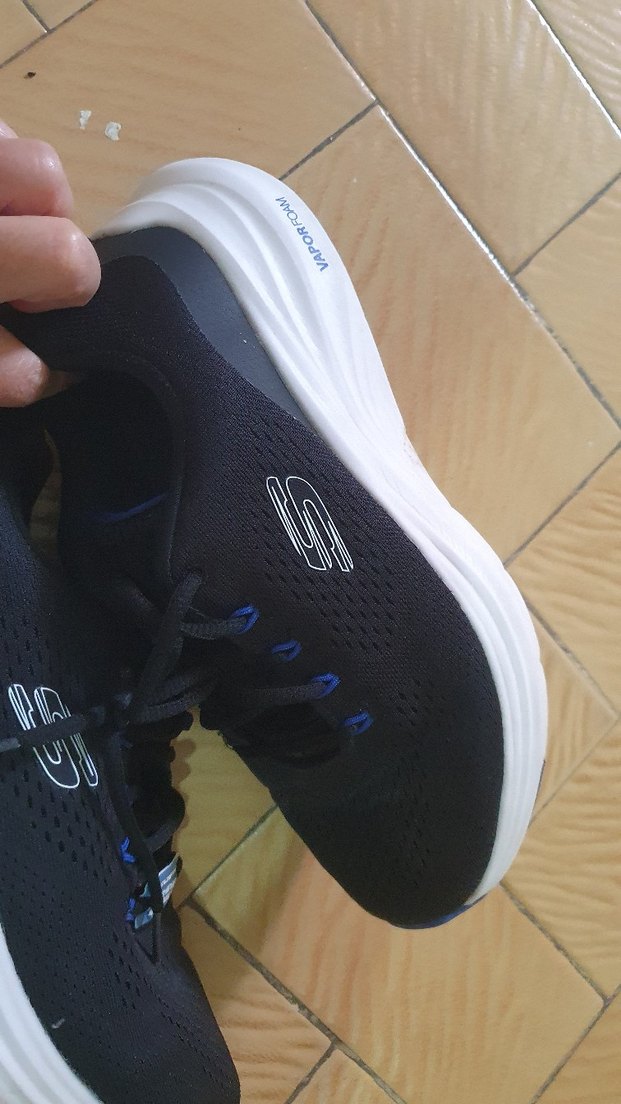 skechers Lacivert Spor Ayakkabı Wedge Topuklu - Görsel 3