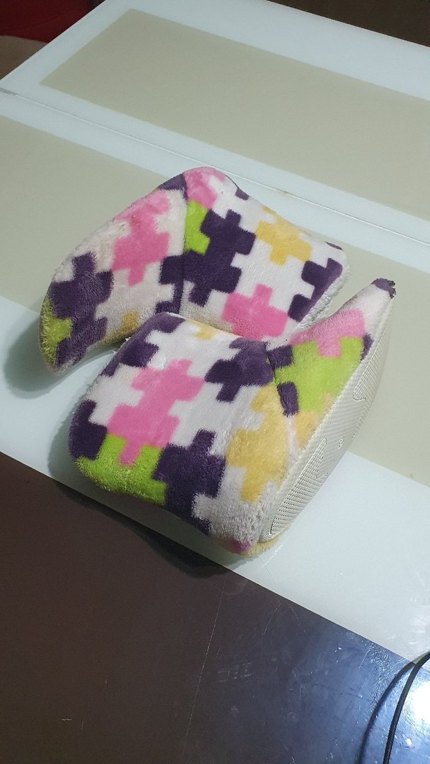 Renkli Desenli Kız Çocuk Sıcak Ev Terliği - Görsel 4