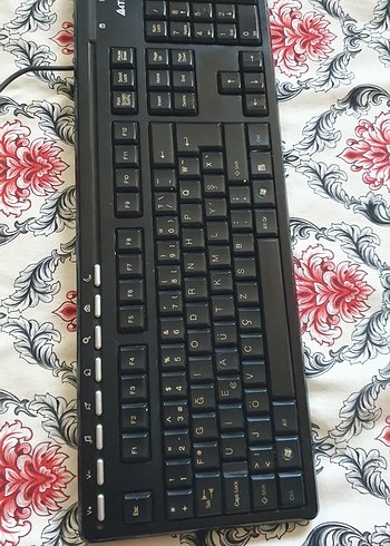 A4TECH siyah kablolu f klavye kr 73 modeli - Görsel 2