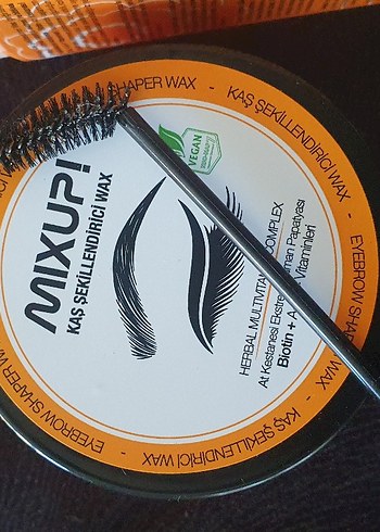 Mixupi Kahverengi Kaş Şekillendirici Wax - Görsel 5