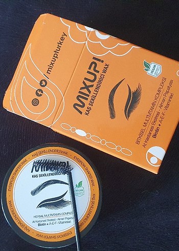 Mixupi Kahverengi Kaş Şekillendirici Wax - Görsel 4