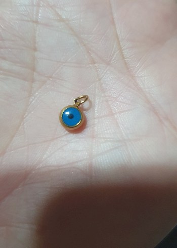 Mavi Nazar Boncuğu Kadın Charm - Görsel 3