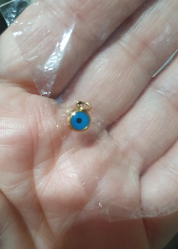 Mavi Nazar Boncuğu Kadın Charm - Görsel 2