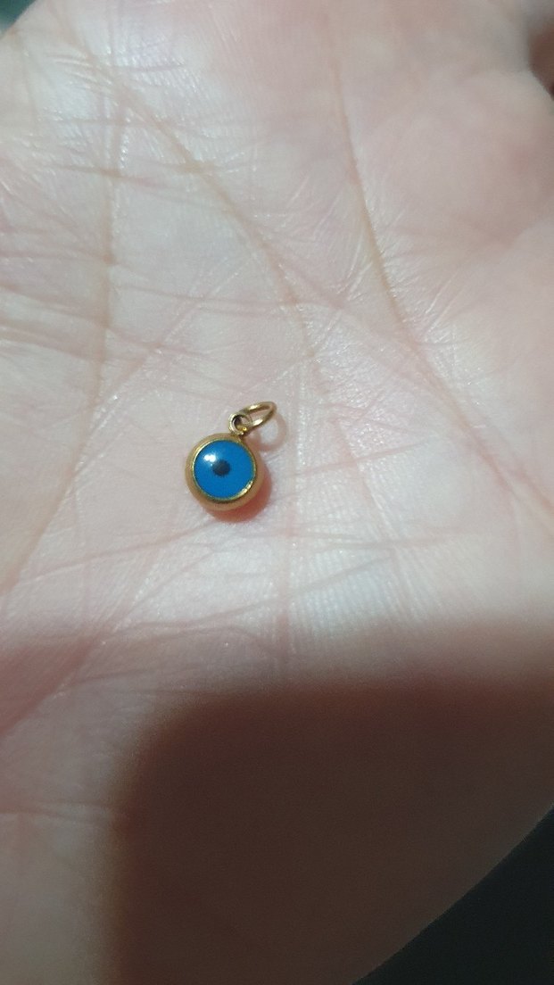 Mavi Nazar Boncuğu Kadın Charm - Görsel 3