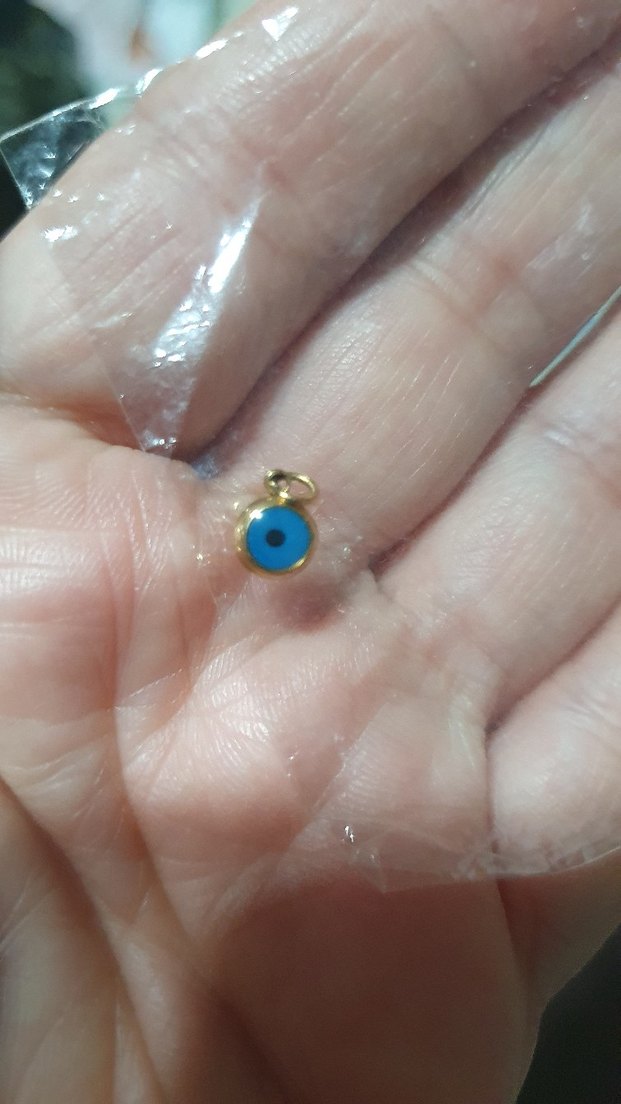 Mavi Nazar Boncuğu Kadın Charm - Görsel 2