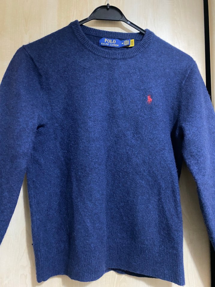Polo Ralph Lauren Lacivert Bisiklet Yaka Triko Kazak — görsel 6/7
