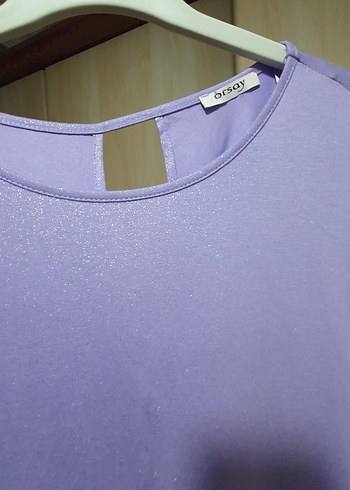 Zara Mor Kısa Kollu Salaş Tişört