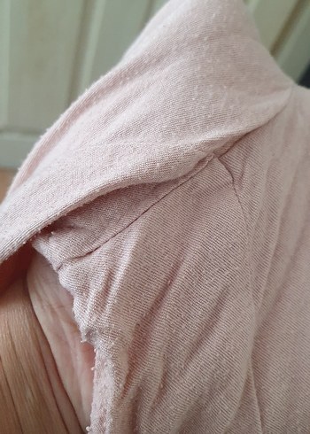 l Beden Bej Kadın Mini Keten Şort