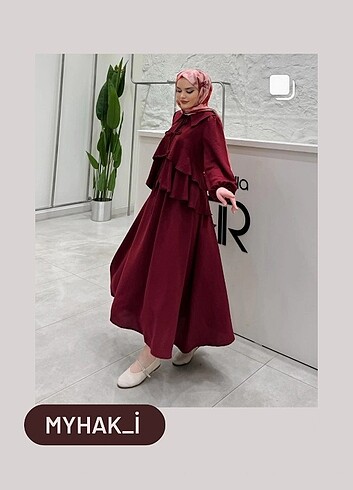 m Beden bordo Renk Etekli takım