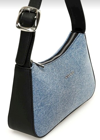 Nine West ninewest Mavi Kot Kumaşlı Kadın Omuz Çantası
