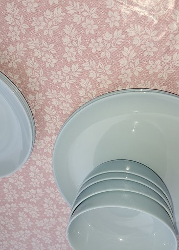 Pastel Mavi Yemek Takımı - Görsel 2