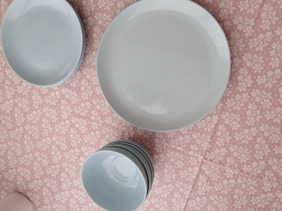 Pastel Mavi Yemek Takımı - Görsel 3