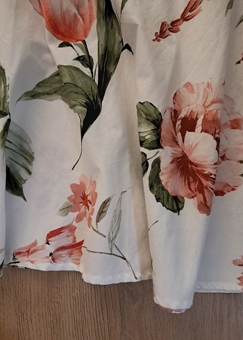 Jimmy Key Ekru Loose Dokuma Etek - Görsel 3