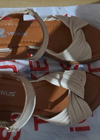 37 Beden venüs Bej Kadın Dolgu Topuklu Sandalet