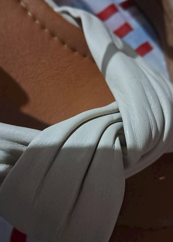 venüs Bej Kadın Dolgu Topuklu Sandalet - Görsel 5