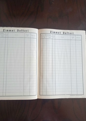 KARAR,ZİMMET VE EVRAK KAYIT DEFTERİ SETİ - Görsel 3