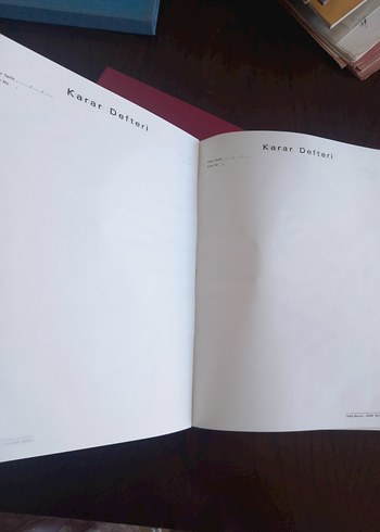 KARAR,ZİMMET VE EVRAK KAYIT DEFTERİ SETİ - Görsel 5