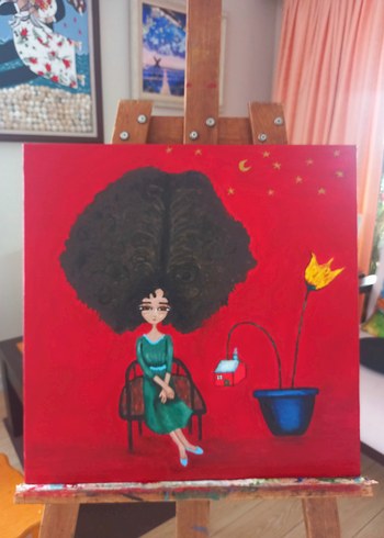 YAĞLIBOYA AKRİLİK RESİM TABLO - Görsel 4