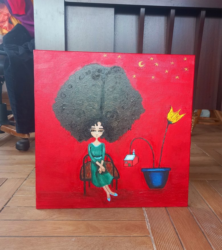 YAĞLIBOYA AKRİLİK RESİM TABLO - Görsel 2