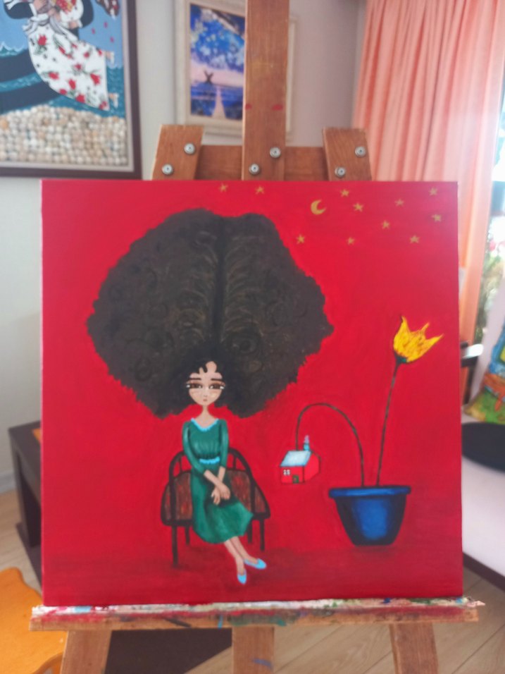 YAĞLIBOYA AKRİLİK RESİM TABLO - Görsel 4