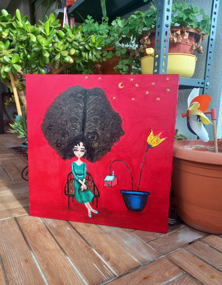 YAĞLIBOYA AKRİLİK RESİM TABLO - Görsel 5