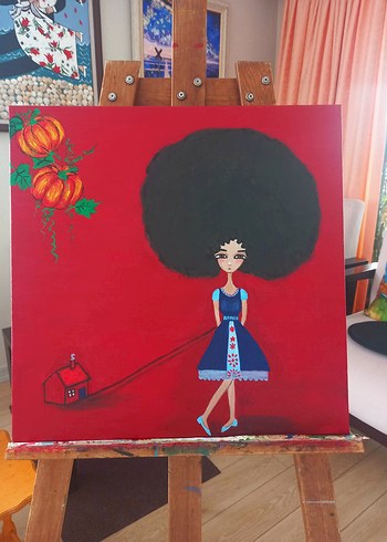 YAĞLIBOYA AKRİLİK RESİM TABLO - Görsel 4