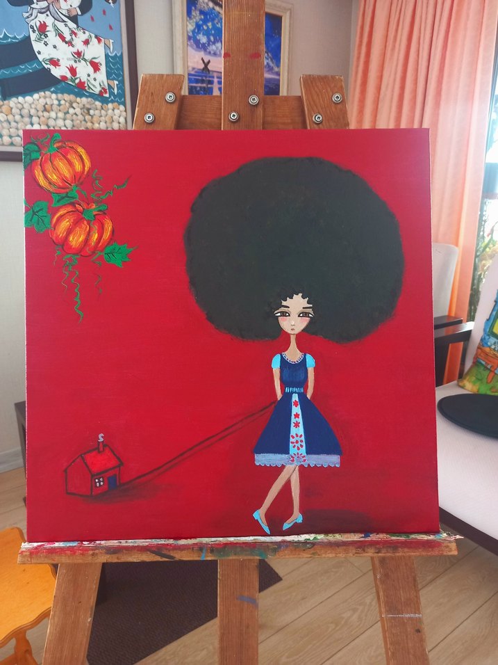 YAĞLIBOYA AKRİLİK RESİM TABLO - Görsel 4