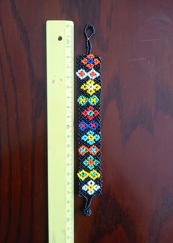 SENEGAL EL YAPIMI BONCUK BİLEKLİK - Görsel 2