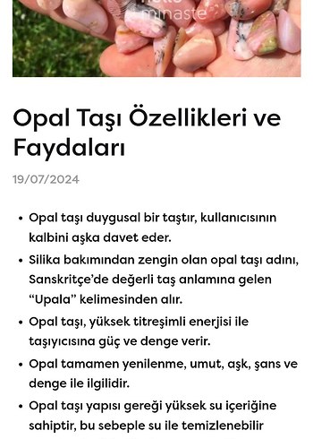 Opal Taşı Bileklik/ Yurtdışından - Görsel 3