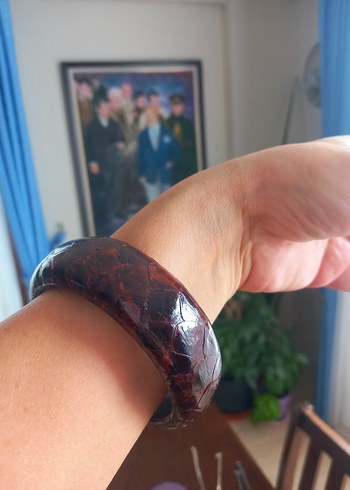 GERÇEK YILAN DERİSİ BİLEZİK - Görsel 3