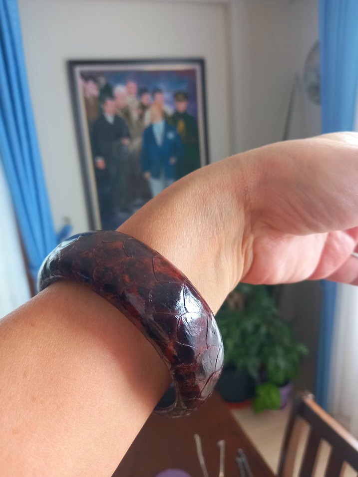 GERÇEK YILAN DERİSİ BİLEZİK - Görsel 3