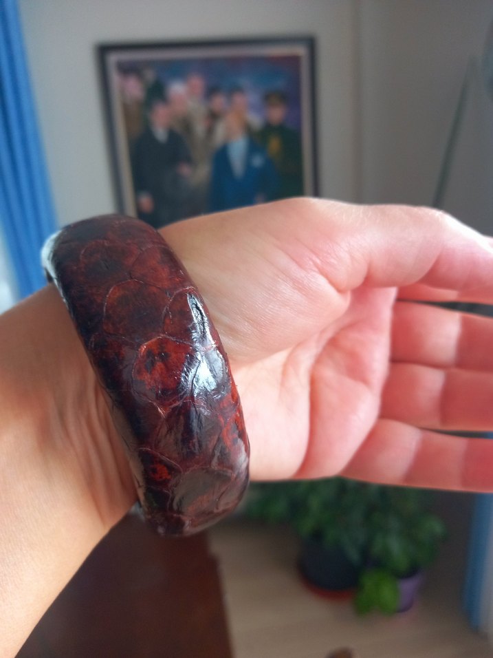 GERÇEK YILAN DERİSİ BİLEZİK - Görsel 2