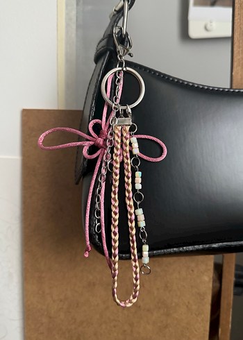 Pink Lotus Çanta Charmı - Görsel 2