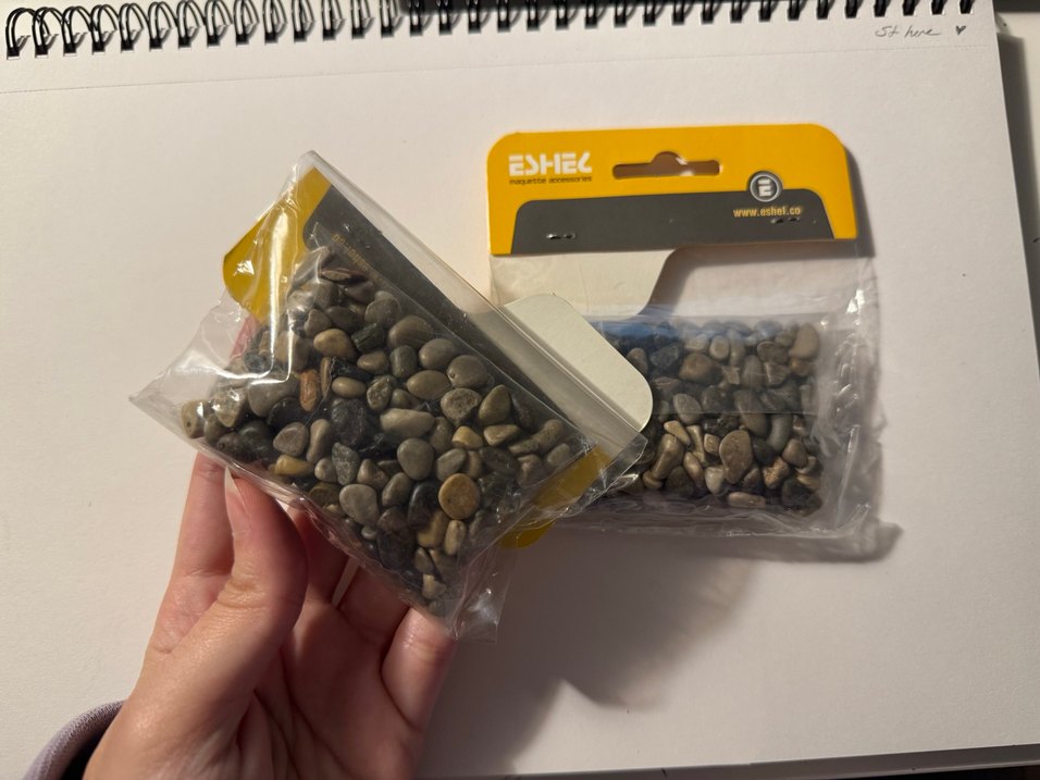 Eshel maket için küçük taşlar - Görsel 2