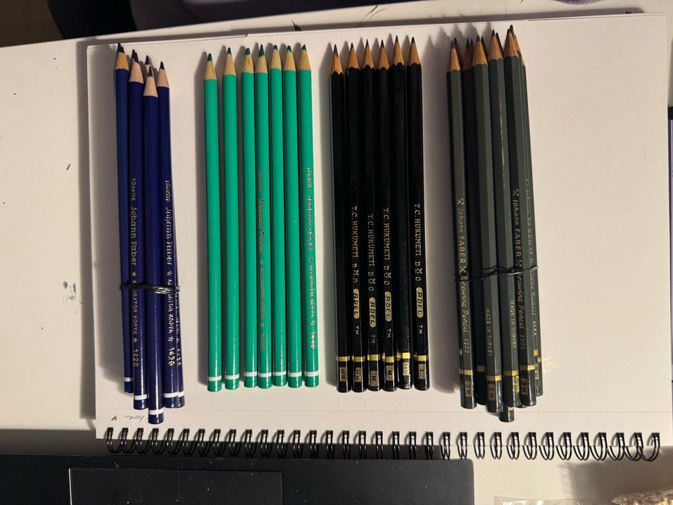 Fabercastell ve Adell Kurşun Kalemler - Görsel 2