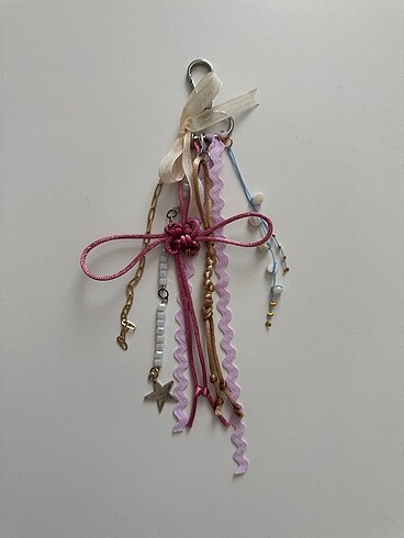 Beden Çanta charmı ( Pink Velvet )