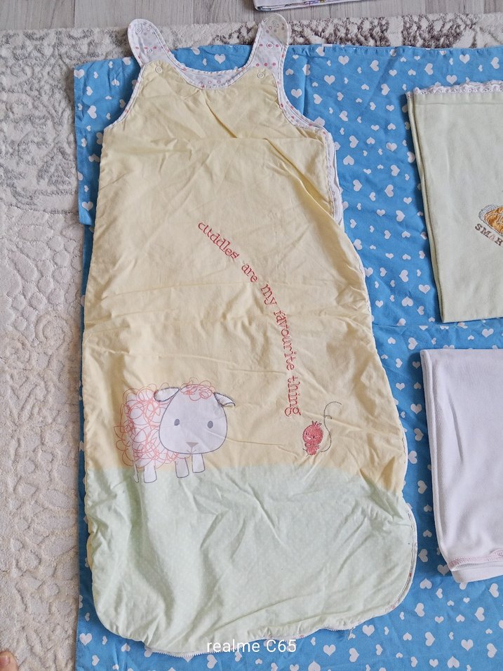 Nakışlı Pamuklu Çocuk Uyku Seti, Pastel Renkler - Görsel 3