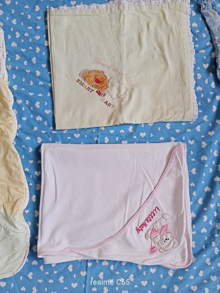 Nakışlı Pamuklu Çocuk Uyku Seti, Pastel Renkler - Görsel 4