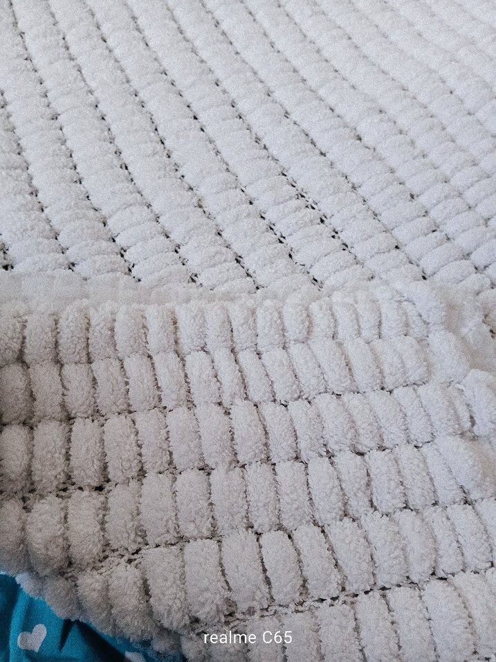 El örgüsü bebek battaniyesi - Görsel 5