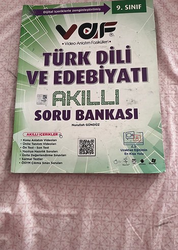 9. Sınıf Türk Dili ve Edebiyatı Soru Bankası