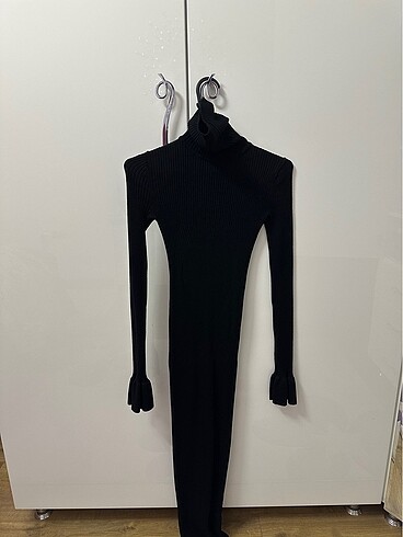 Zara triko kalem boğazlı elbise
