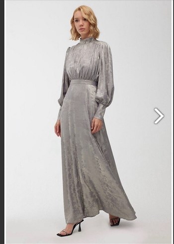 Gri Uzun Kollu Vintage Kadın Elbise
Manuka elbise - Görsel 3
