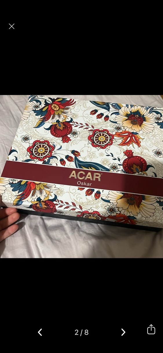 Altın Detaylı Çiçek Desenli Mini Fincan Seti - Görsel 4