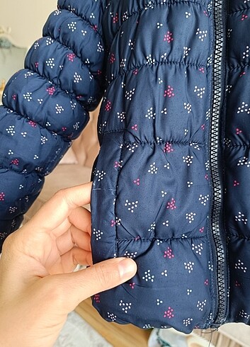 24-36 Ay Beden lacivert Renk Kız çocuk mont