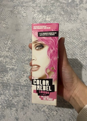 Color Rebel Londra Yarı Kalıcı Saç Boyası - Pembe - Görsel 5