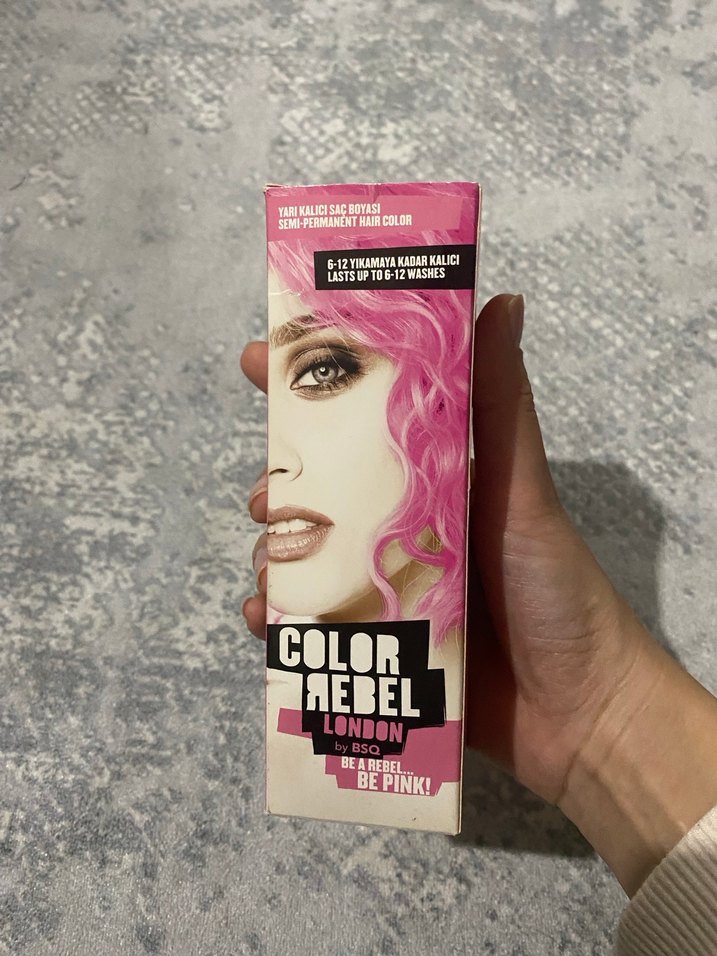 Color Rebel Londra Yarı Kalıcı Saç Boyası - Pembe - Görsel 5