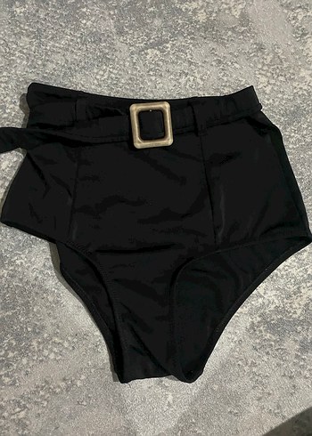 Kemerli Siyah Mini Bikini Altı - Görsel 3