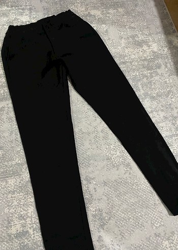 Siyah erkek  Kumaş Pantolon - Görsel 2