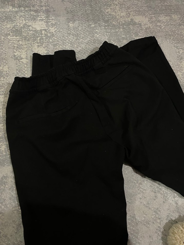 Siyah erkek  Kumaş Pantolon - Görsel 3